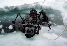 Diving in the Arctic Circle.